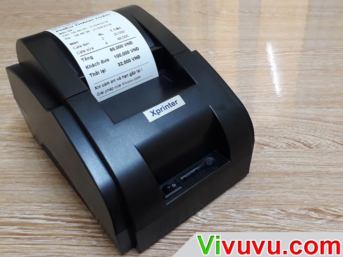 Máy in bill Xprinter đà nẵng K58 XP-58IIH chính hãng